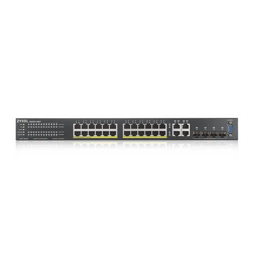 Přepínač Zyxel GS2220-28HP-EU0101F 24x 1Gb 4x RJ-45/SFP 375 W PoE+