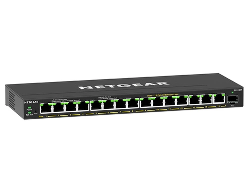 Přepínač Netgear GS316EP-100PES 15x 1Gb 1x SFP 180 W PoE+