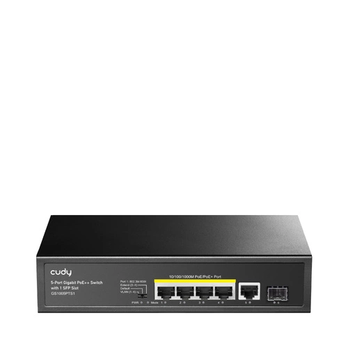 Přepínač Cudy GS1005PTS1 5x 1Gb 120 W PoE+