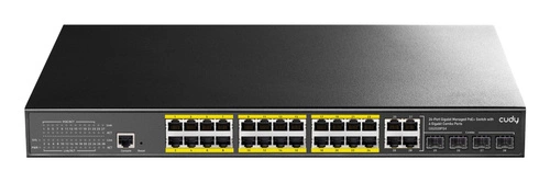 Přepínač Cudy GS2028PS4-400W 24x 1Gb 4x RJ-45/SFP 400 W PoE+