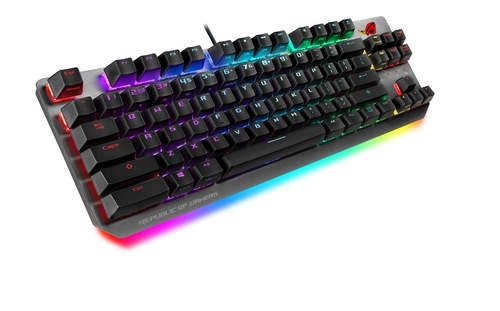 Klávesnice Drátové připojení Asus ROG Strix Scope NX TKL AZERTY (FR)