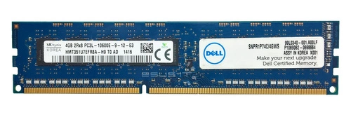 Paměť RAM 1x 4GB Hynix ECC UNBUFFERED DDR3 1333MHz PC3-10600 UDIMM | HMT351U7EFR8A-H9