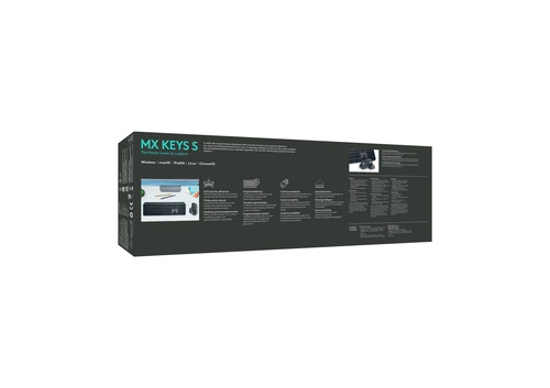 Klávesnice Bezdrátové připojení Logitech Klíče MX S QWERTY