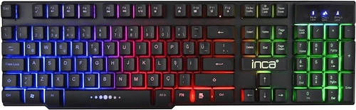 Klávesnice Drátové připojení Inca IKG-446 QWERTY