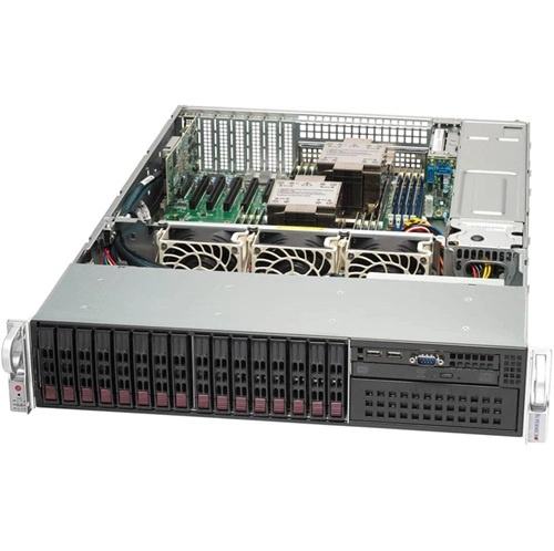 Serverová platforma Supermicro 2U 221P-C9R SYS-221P-C9R Intel x 2 DDR5 x 16 16 x 2.5" SATA/SAS/NVME PSU 1+1
