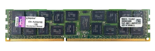Paměť RAM 1x 16GB Kingston ECC REGISTERED DDR3 1333MHz PC3-10600 RDIMM | KTH-PL313LV/16G