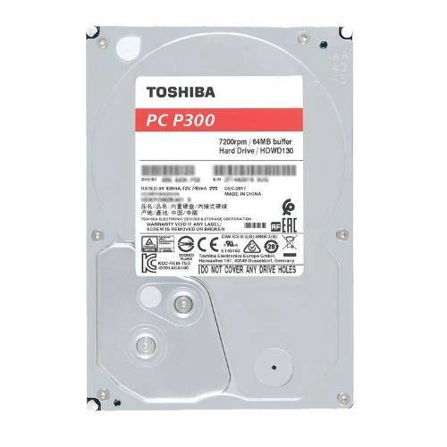Pevný disk TOSHIBA P300 3.5'' HDD 1TB 7200RPM SATA 6Gb/s 128MB | HDWD110EZSTA