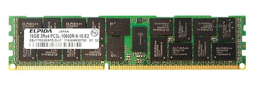 Paměť RAM 1x 16GB ELPIDA ECC REGISTERED DDR3 1333MHz PC3-10600 RDIMM | EBJ17RG4EAFD-DJ-F