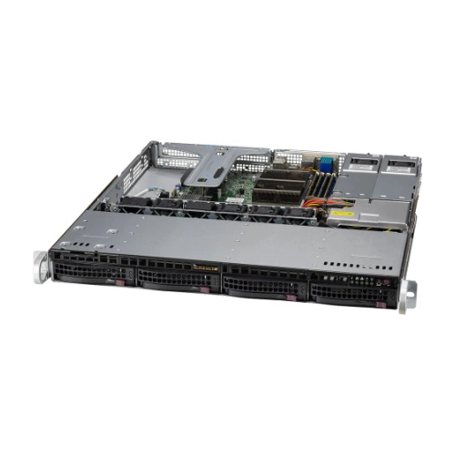 Serverová platforma Supermicro 1U 510T-M SYS-510T-M Intel x 1 DDR4 x 4 4 x 3.5" SATA PSU 1