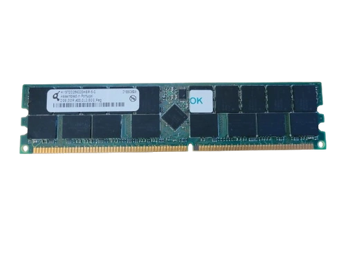 Paměť RAM 50x 2GB QIMONDA ECC REGISTERED DDR 400MHz PC-2700 RDIMM | HYS72D256320HBR-5-C