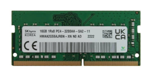Paměť RAM 1x 16GB Hynix SO-DIMM DDR4 3200MHz PC4-25600 | HMAA2GS6AJR8N-XN