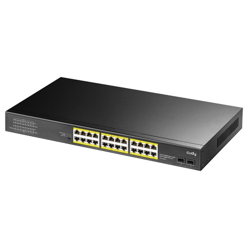 Přepínač Cudy GS1028PS2 24x 1Gb 2x SFP 300 W PoE+