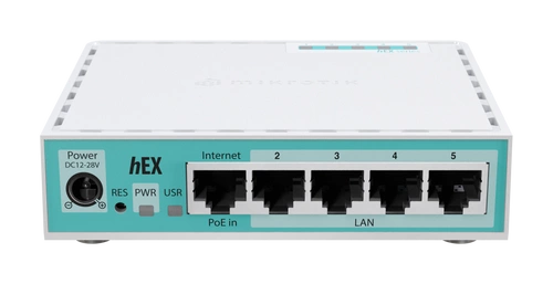 Směrovač Mikrotik hEX refresh E50UG 5x RJ-45 10/100/1000 Mb/s  