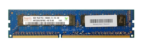 Paměť RAM 1x 2GB Hynix ECC UNBUFFERED DDR3 1Rx8 1333MHz PC3-10600 UDIMM | HMT325U7BFR8C-H9