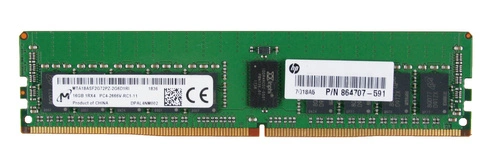 Paměť RAM 1x 16GB Micron ECC REGISTERED DDR4 1Rx4 2666MHz PC4-21300 RDIMM | MTA18ASF2G72PZ-2G6