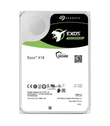 Pevný disk Seagate Exos X18 3.5'' HDD 18TB 7200RPM SATA 12Gb/s 256MB | ST18000NM000J-RCF 