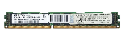 Paměť RAM 1x 2GB ELPIDA ECC REGISTERED DDR3 1333MHz PC3-10600 RDIMM | EBJ21RE8BAGA-DJ-E