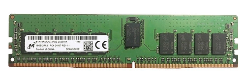 Paměť RAM 1x 16GB Micron ECC REGISTERED DDR4 2400MHz PC4-19200 RDIMM | MTA18ASF2G72PDZ-2G3