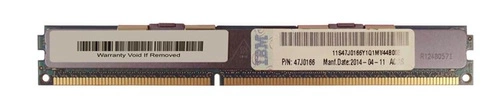 Paměť RAM 1x 8GB IBM ThinkServer & System X DDR3 1600MHz ECC REGISTERED DIMM | 47J0166
