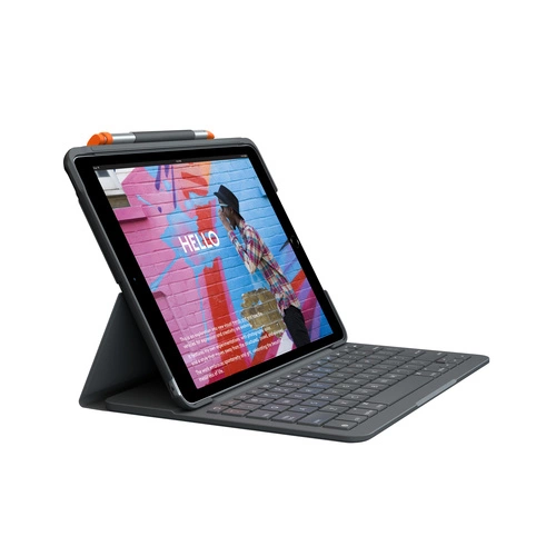 Klávesnice Bezdrátové připojení Logitech Slim Folio QWERTY