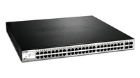 Přepínač D-Link DGS-1210-52MP 48x 1Gb 4x SFP 370 W PoE+