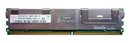Paměť RAM 1x 2GB Hynix ECC FULLY BUFFERED DDR2 667MHz PC2-5300 FBDIMM | HYMP125F72CP8D3-Y5