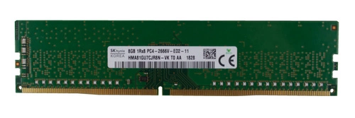 Paměť RAM 1x 8GB Hynix ECC UNBUFFERED DDR4 1Rx8 2666MHz PC4-21300 UDIMM | HMA81GU7CJR8N-VK