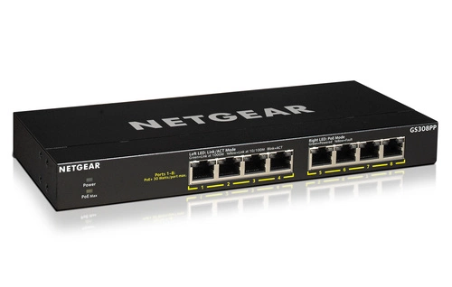 Přepínač Netgear GS308PP-100EUS 8x 1Gb 83 W PoE+