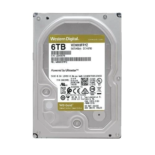 Pevný disk Western Digital GOLD 3.5'' HDD 6TB 7200RPM SATA 6Gb/s 128MB | WD6003FRYZ