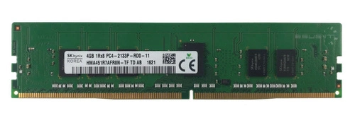 Paměť RAM 1x 4GB Hynix ECC REGISTERED DDR4 2133MHz PC4-17000 RDIMM | HMA451R7AFR8N-TF