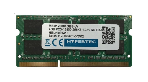 Paměť RAM 1x 4GB HYPERTEC SO-DIMM DDR3 1600MHz PC3-12800 | MEM128004GBS-LV