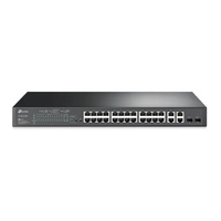 Přepínač TP-LINK TL-SL2428P 26x 100Mb 2x RJ-45/SFP 250 W PoE+