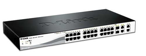 Přepínač D-Link DGS-1210-28P 24x 1Gb 4x RJ-45/SFP 193 W PoE+
