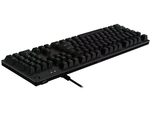 Klávesnice Drátové připojení Logitech G Mechanická herní klávesnice G513 CARBON LIGHTSYNC RGB, hnědá GX QWERTY