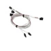  Supermicro Kabel Mini SAS HD to 4 SATA 90/90/75/75/75cm | CBL-SAST-0556