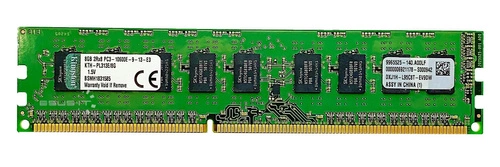 Paměť RAM 1x 8GB Kingston ECC UNBUFFERED DDR3 1333MHz PC3-10600 UDIMM | KTH-PL313E/8G