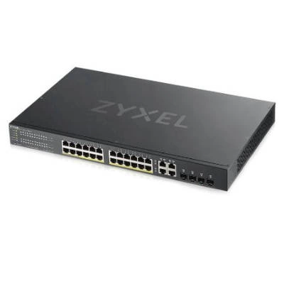 Přepínač Zyxel GS192024HPV2-EU0101F 24x 1Gb 4x RJ-45/SFP 375 W PoE+