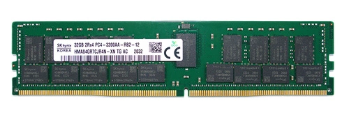Paměť RAM 1x 32GB Hynix ECC REGISTERED DDR4 2Rx4 3200MHz PC4-25600 RDIMM | HMA84GR7CJR4N-XN
