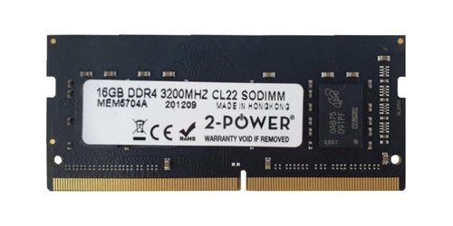 Paměť RAM 1x 16GB 2-POWER SO-DIMM DDR4 3200MHz PC4-25600 | MEM5704A