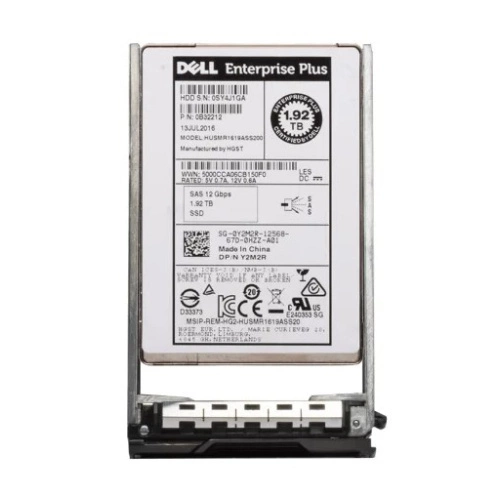 SSD disk určený pro server DELL 1,92TB 2.5'' SAS 12Gb/s Y2M2R | REFURBISHED
