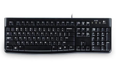 Klávesnice Drátové připojení Logitech Klávesnice K120 pro firmy QWERTZ