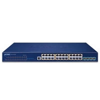 Síťový přepínač Planet SGS-6310-24P4X 24x 1Gb 4x SFP+ 370 W PoE+