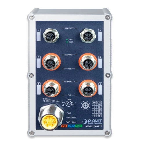 Přepínač Planet IGS-5227X-4P2T 144 W PoE+