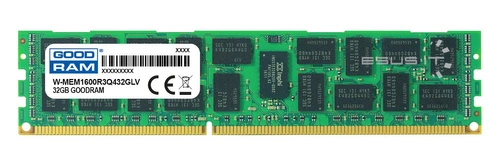 Paměť RAM 1x 32GB GoodRAM ECC REGISTERED DDR3 4Rx4 1600MHz PC3-12800 RDIMM | W-MEM1600R3Q432GLV
