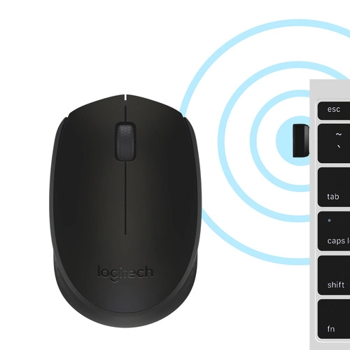 Bezdrátové připojení myš Logitech B170 Black Bp 910-004798