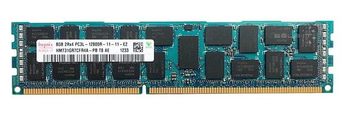 Paměť RAM 1x 8GB Hynix ECC REGISTERED DDR3 1600MHz PC3-12800 RDIMM | HMT31GR7CFR4C-PB