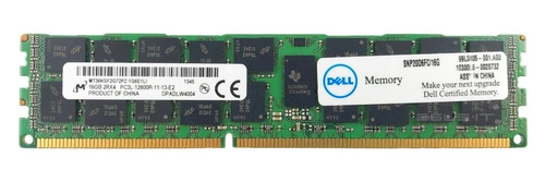 Paměť RAM 1x 16GB Micron ECC REGISTERED DDR3 1600MHz PC3-12800 RDIMM | MT36KSF2G72PZ-1G6