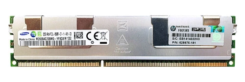 Paměť RAM 1x 32GB Samsung ECC REGISTERED DDR3 1066MHz PC3-8500 RDIMM | M393B4G70BM0-YF8