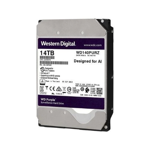 Pevný disk Western Digital PURPLE 3.5'' HDD 14TB 7200RPM SATA 6Gb/s 512MB | WD140PURZ