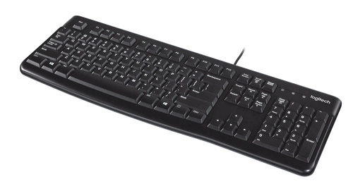 Klávesnice Drátové připojení Logitech Klávesnice K120 pro firmy QWERTY